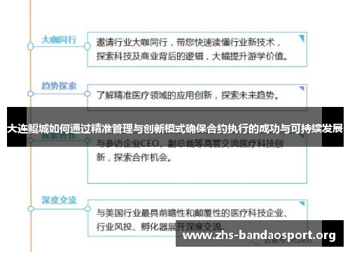 大连鲲城如何通过精准管理与创新模式确保合约执行的成功与可持续发展