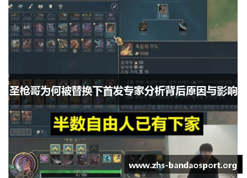 圣枪哥为何被替换下首发专家分析背后原因与影响